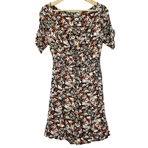 Free People Forget Me Not Floral Smocked Mini Dress - Picture 5 of 12
